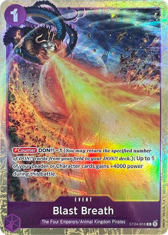 Blast Breath (Premium Card Collection -Best Selection Vol. 1-) [OP-PR - ST04-016]