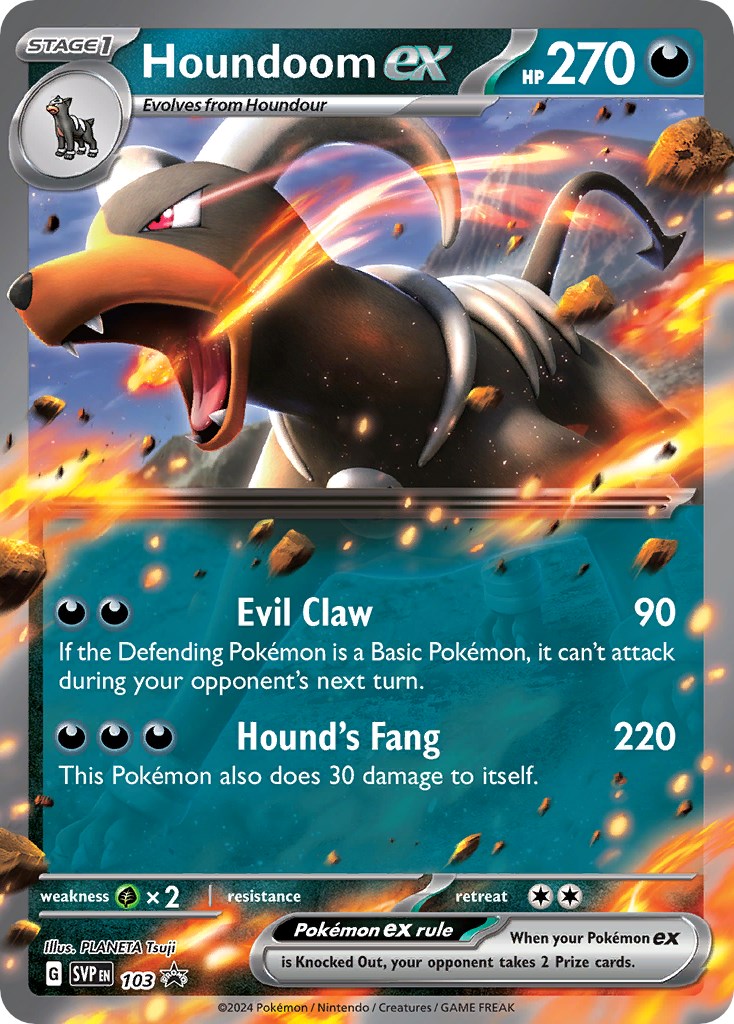 Houndoom ex - 103 [SVP - 103]