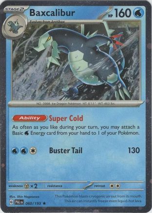 Baxcalibur (Cosmos Holo) (060/193) [Blister Exclusives] Holofoil - Promo