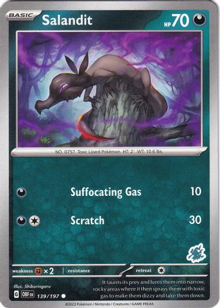 Salandit - Darkrai Deck (139) [Battle Academy 2024] - Common