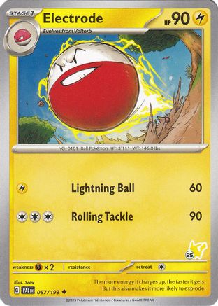 Electrode - Pikachu (67) [Battle Academy 2024] - Uncommon