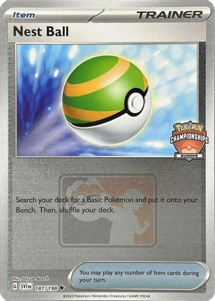 Nest Ball (Europe Championships) (181/198) [League & Championship Cards] Reverse Holofoil - Uncommon