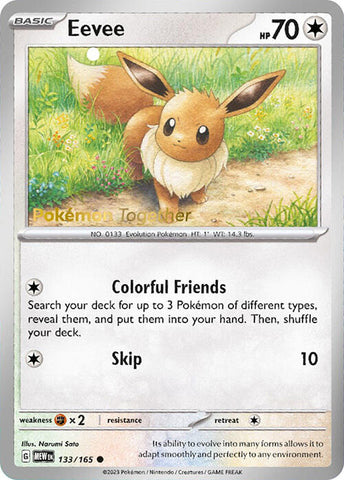 Eevee - 133/165 (Pokemon Together) [MCAP - 133/165]