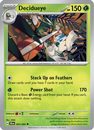 Decidueye (005) [SV Shrouded Fable] Reverse Holofoil - Uncommon