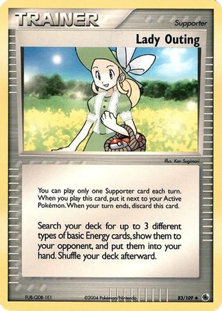 Lady Outing (No E-Reader) (83/109) [Deck Exclusives] - Uncommon