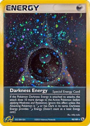 Darkness Energy (Special) (Cosmos Holo) (093/109) [League & Championship Cards] Holofoil - Rare