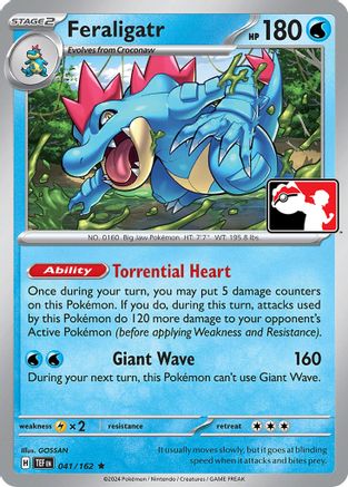 Feraligatr (041) [Prize Pack Series Cards] - Rare