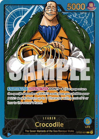 Crocodile (Premium Card Collection -Leader Collection-) [OP-PR - ST03-001]