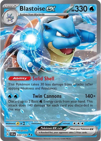 Blastoise ex [SCR - 030/142]