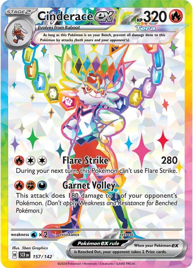 Cinderace ex - 157/142 [SV07 - 157/142]