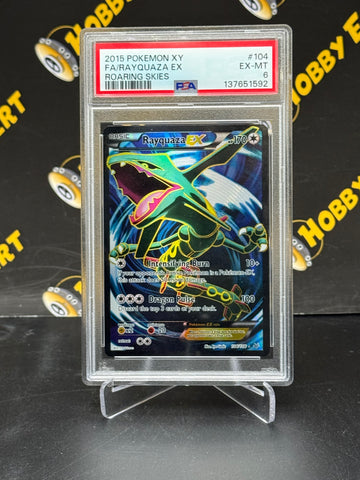 Rayquaza EX #104 - Full Art Roaring Skies - PSA 6