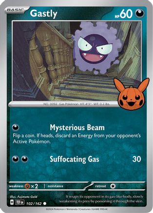 Gastly (102/162) [Trick or Trade BOOster Bundle 2024] - Common