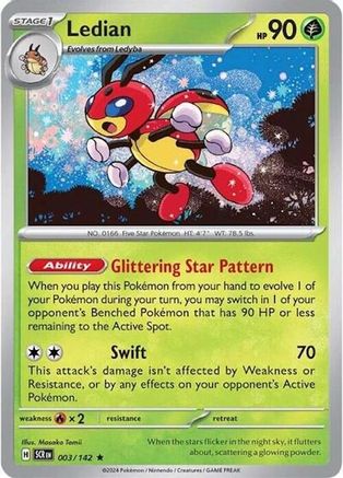 Ledian (003/142) [Deck Exclusives] - Rare