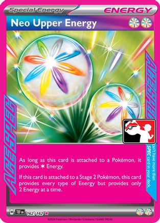 Neo Upper Energy (162/162) [Prize Pack Series Cards] Holofoil - ACE SPEC Rare