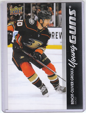 Benoit-Olivier Groulx Young Guns Clear Cut - Anaheim Ducks #478