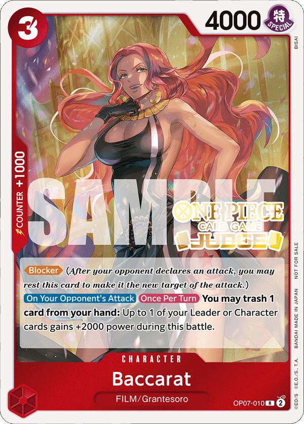 Baccarat (Judge Pack Vol. 4) [OP-PR - OP07-010]