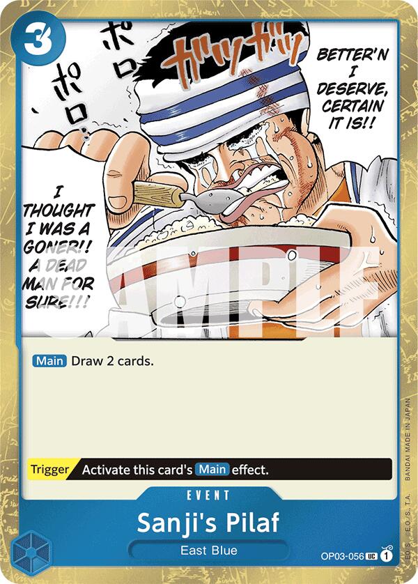 Sanji's Pilaf (Jolly Roger Foil) [PRB-01 - OP03-056]