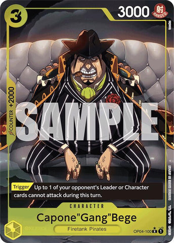 Capone"Gang"Bege (OP04-100) (Alternate Art)