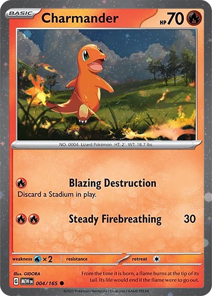 Charmander - 004/165 (Cosmos Holo) [MCAP - 004/165]