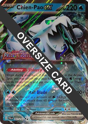 Chien-Pao ex (061/193) [Jumbo Cards] Holofoil - Double Rare