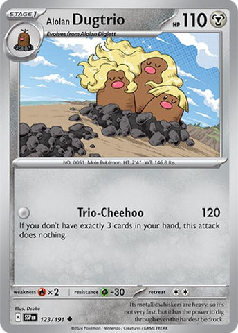 Alolan Dugtrio - 123/191 [SSP - 123/191]