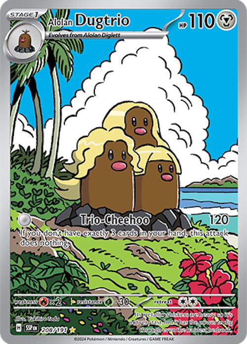 Alolan Dugtrio - 208/191 [SSP - 208]