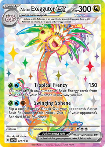 Alolan Exeggutor ex - 225/191 [SSP - 225/191]