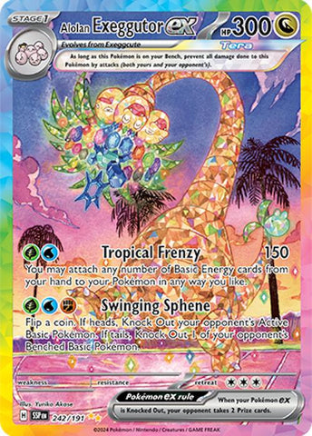 Alolan Exeggutor ex - 242/191 [SSP - 242/191]