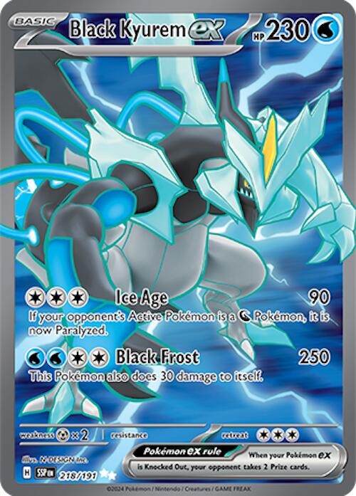 Black Kyurem ex - 218/191 [SSP - 218]