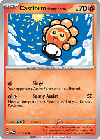 Castform Sunny Form - 020/191 [SSP - 020/191]