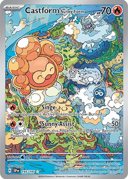 Castform Sunny Form - 195/191 [SSP - 195]