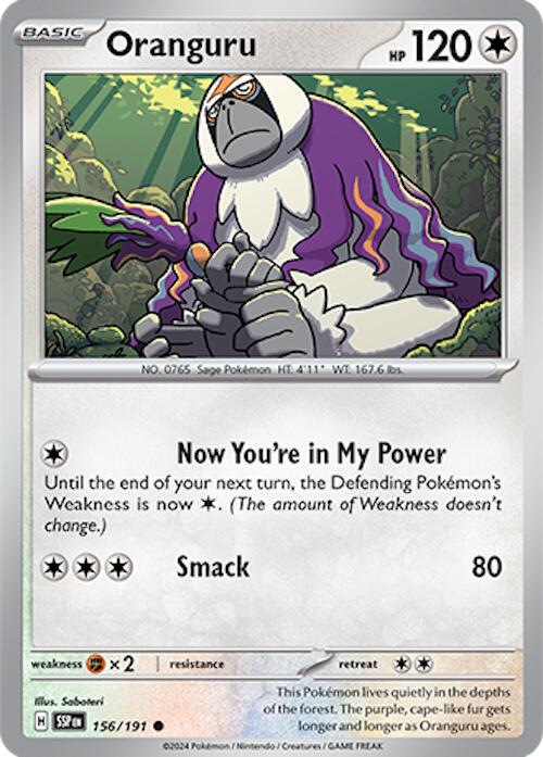 Oranguru [SSP - 156/191]