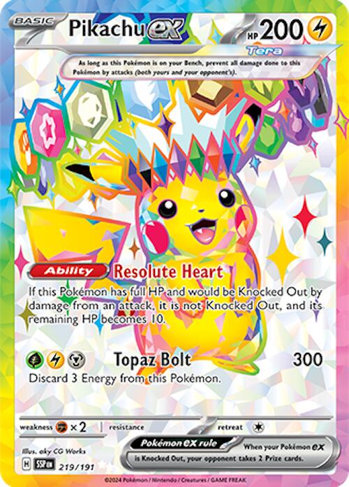 Pikachu ex - 219/191 [SSP - 219]