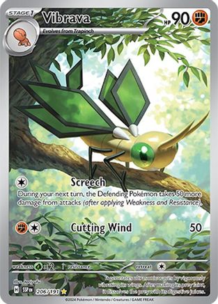 Vibrava (206/191) [SV08 Surging Sparks] Holofoil - Illustration Rare