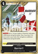 Barrier!! (Jolly Roger Foil) [PRB-01 - OP04-095]