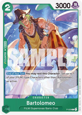 Bartolomeo (P-029) (Reprint) [PRB-01 - P-029]