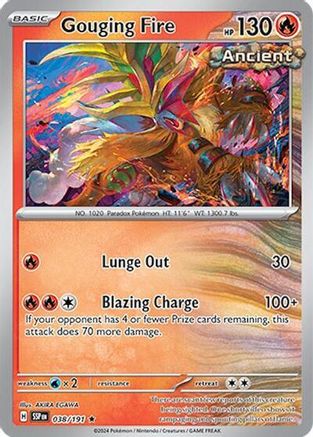 Gouging Fire (038/191) [Deck Exclusives] - Rare