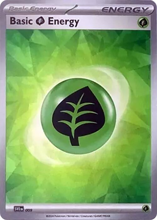Basic Grass Energy (Cracked Ice Holo) [SVE - 009]