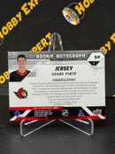 Shane Pinto Rookie Auto Patch 051/375 - Ottawa Senators 2021-22 SPx Hockey