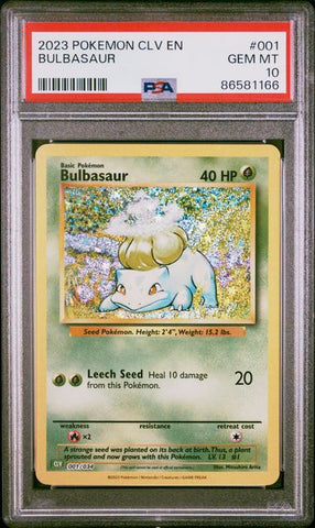 Bulbasaur #001 - Classic Collection - PSA 10