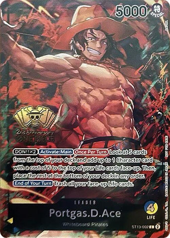 Portgas.D.Ace (2nd Anniversary Tournament) [OP-PR - ST13-002]