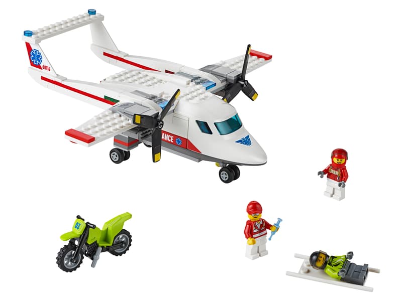 Ambulance Plane - Lego City (60116) - NEW
