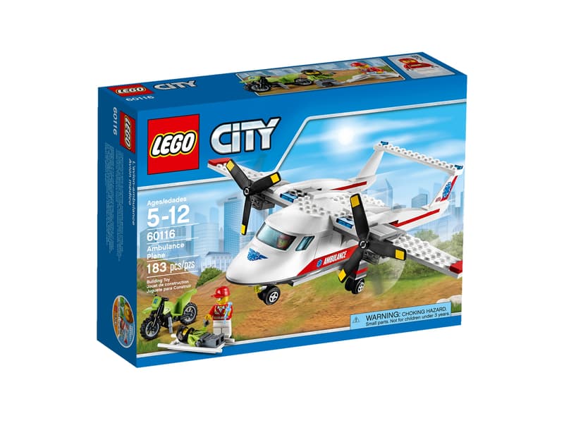 Ambulance Plane - Lego City (60116) - NEW