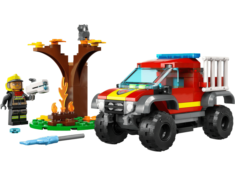4X4 Fire Truck Rescue - Lego City (60393) - NEW