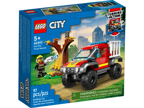 4X4 Fire Truck Rescue - Lego City (60393) - NEW