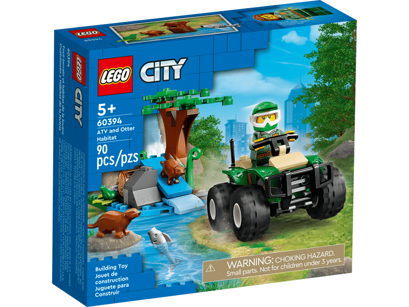 ATV And Otter Habitat - Lego City (60394) - NEW