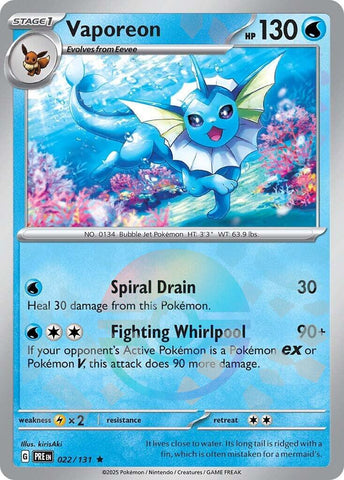 Vaporeon (Poke Ball Pattern) [PRE - 022/131]