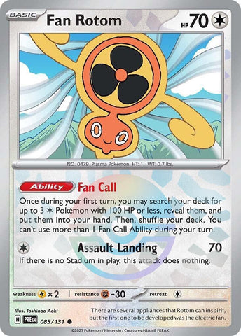Fan Rotom (Poke Ball Pattern) [PRE - 085/131]