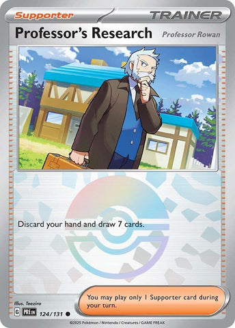 Professor's Research [Professor Rowan] (Poke Ball Pattern) [PRE - 124/131]