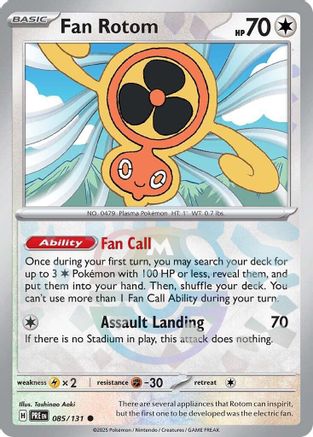 Fan Rotom (Master Ball Pattern) (085) [SV Prismatic Evolutions] Holofoil - Common